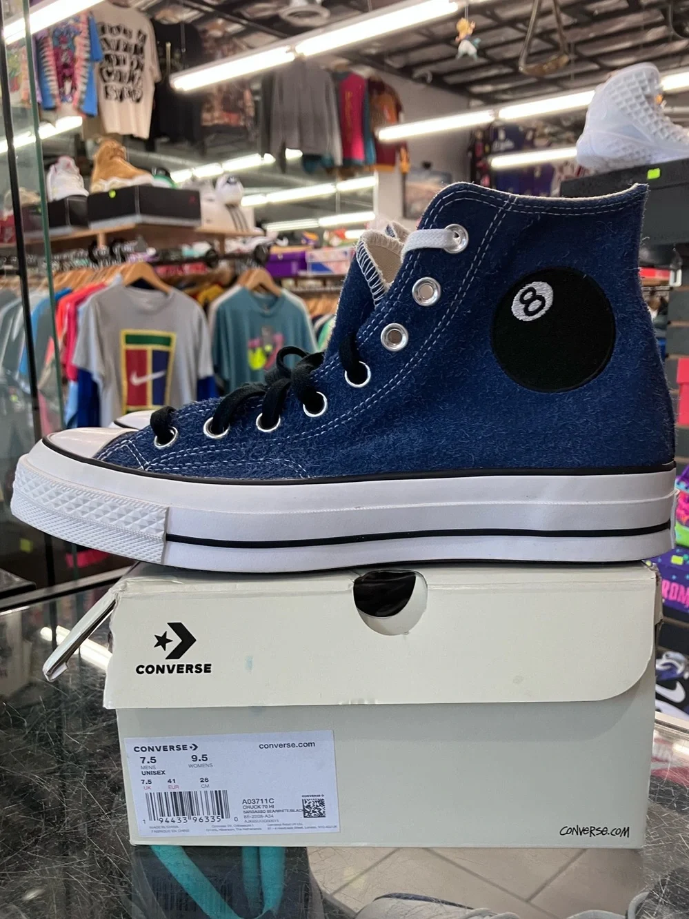 Converse Chuck Taylor All Star 70 Hi Stussy 8-Ball